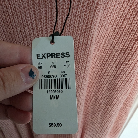 Women's Med cold shoulder sweater - Picture 3 of 4